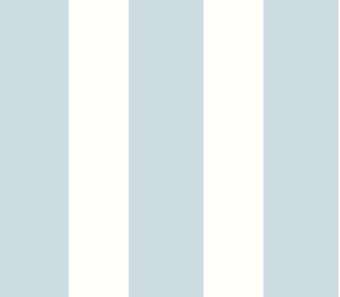Lillian August Luxe Haven Designer Stripe Peel and Stick Wallpaper (Hampton Blue)