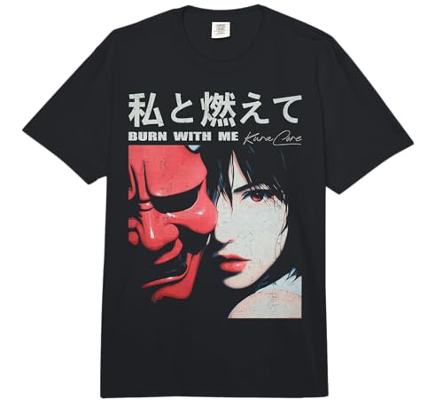 Japanese Streetwear Cyberpunk Y2K Techwear Retro Manga Anime Comfort Colors Adult Heavyweight T-Shirt