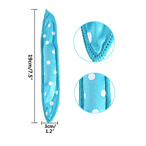 BERON 40 Pieces Night Sleep Hair Rollers Curlers Pillow Hair Rollers Curlers DIY Hair Styling Tools Magic Hair Curler for Women 5 Colors