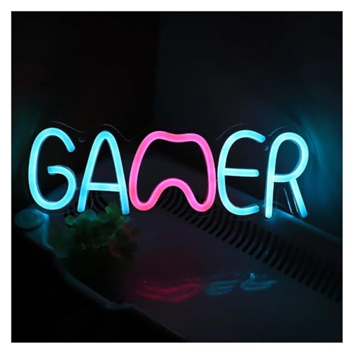 Panneau néon LED pour gamer veilleuse de bureau USB