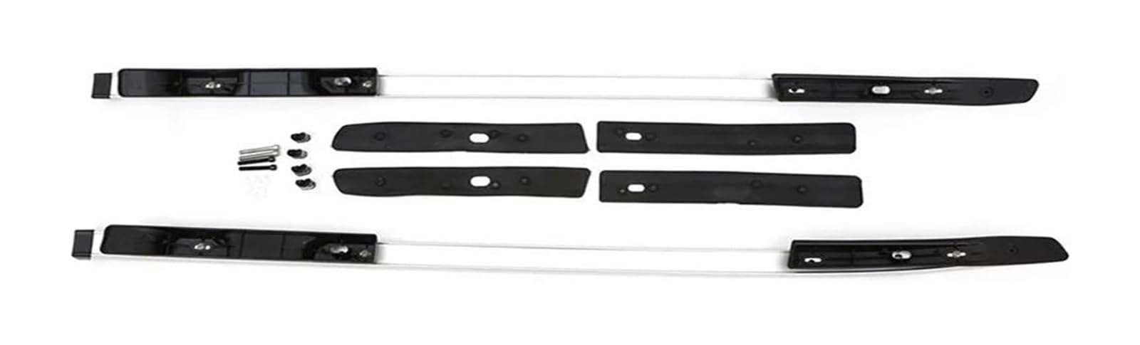 Transversales Portaequipajes Barras Rieles para Portaequipajes Cajas Cruzados Superiores Bastidores Techo Aluminio Estante para Coche para Mitsubishi L200 para Triton 2007-2024(Plata)