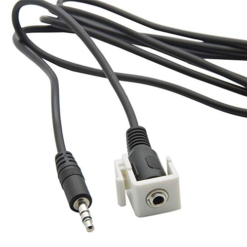 Cable de audio estéreo 3.5 mm hembra a macho 1.5 m miniatura 3