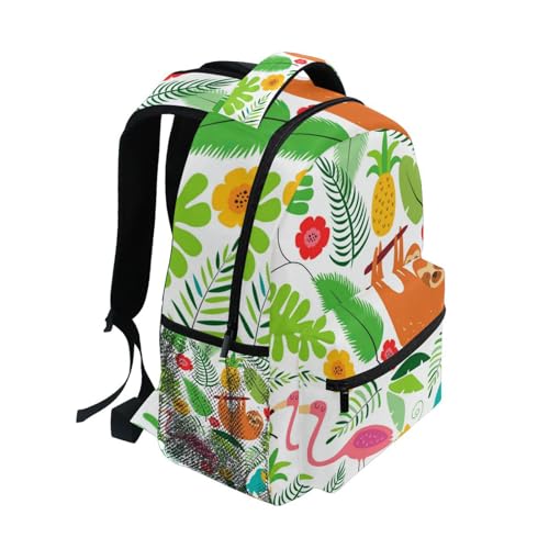 Sac à dos ordinateur imperméable multipoche motif paresseux - 2