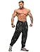 Men's Loose fit Sweatpants with Pockets, Baggy Design 100% Cotton, Thin, Muscle Pants Black