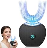 Sonic Brush V5 Cepillo de dientes, cepillo de dientes eléctrico ultrasónico de 360° en forma de U, limpieza profunda de dientes, blanqueamiento y cuidado de las encías