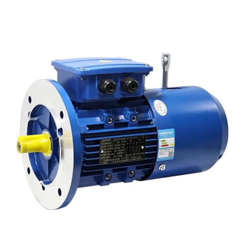 3-Phase Asynchronous Motor 7.5KW/5.5KW/4KW/3KW/2.2KW, Electromagnetic Brake AC Motor for Agricultural Permanent Magnet Generators, High Torque, 2800 RPM