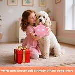 Dog Soccer Ball with Straps - Durable Jolly Ball for Dogs, Large Soccer Ball for Dogs, Dog Toys for Medium Dogs, for Pet Birthday, Outdoor Indoor Play Training Exercise - Image 7