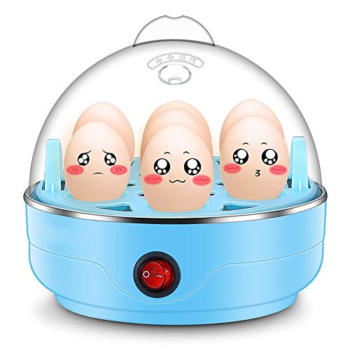 S.N Electric Egg Boile，Poacher，for Hard or Soft Boiled, Poached, Omelets and Steamed Foodsup to 7 Egg Capacity