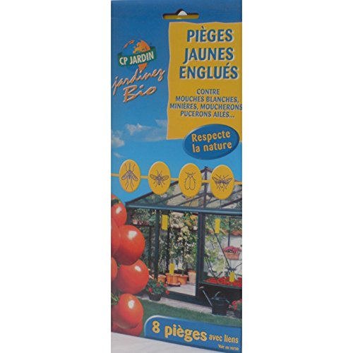 CP Jardin 8 pièges à Insectes Jaunes englués Cover