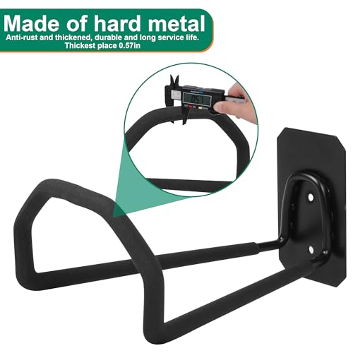 image for PeoMev Garden Hose Holder Wall Mount - Heavy Duty Water Hose Holders f