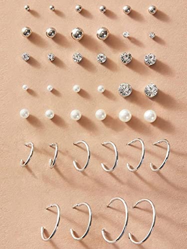 Image of Shining Diva Fashion Stylish Combo Design 6 Pairs Metal Earrings for Women and Girls (F12787er)
