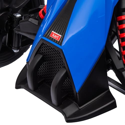 12V Electric Go Kart for Toddlers, Drift Kart with 7Ah Battery 35W Motor, High/Low Safety Speed Max 2.8MPH for Child, Max Load 66lbs, Electric Vehicle Toy for Kids Christmas Birthday Gift