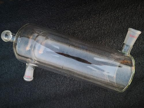 UZUPRO - 5L Glass Vacuum Trap Cold Trap with 120mm O.D, Joint 35/20 & 24/40 for Dry Ice Applications