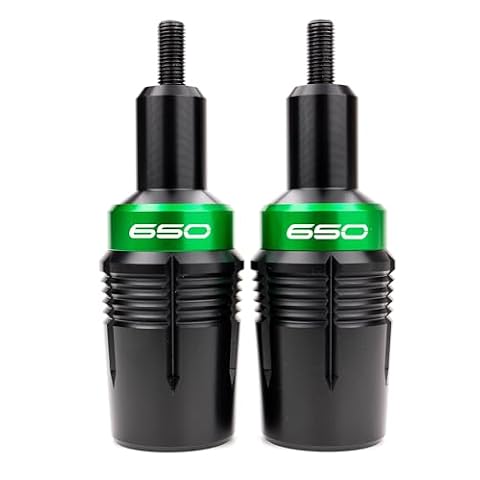 ZEXDDI Pasuje do Kawasaki Z650 RS Ninja650 Ninja 650 KRT Ninja 650L EX650 2017-2025 osłony ramy motocyklowe Ochraniacz na zderzak silnika Z 650 Ochrona przed upadkiem (zielony)