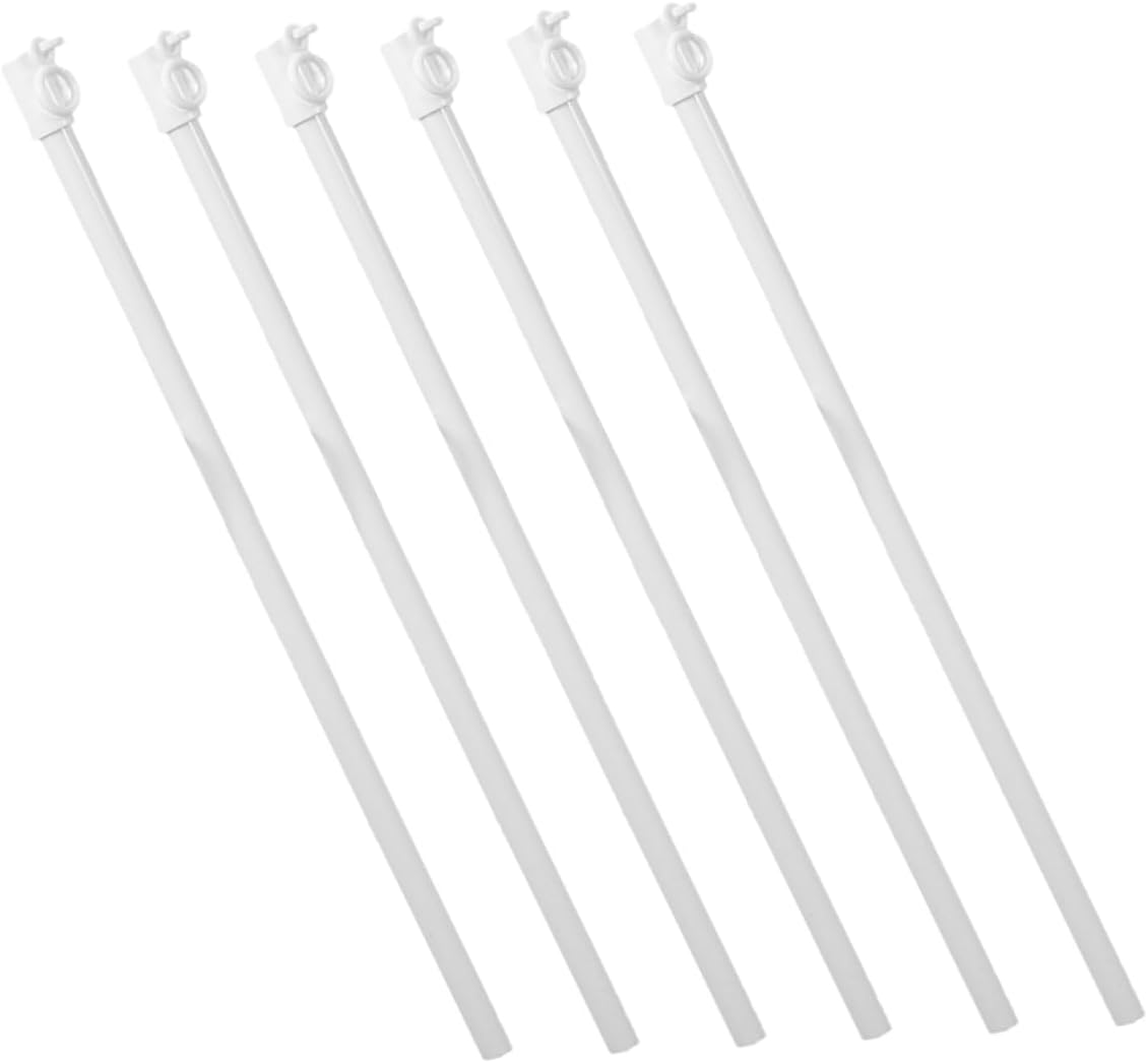 PERSELOSO 6pcs Portable Lantern Poles for Lanterns Sturdy Construction Smooth Edges Comfortable Handheld Design for Festivals and Party Decorations