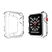 Qinfeng Shock-Proof Anti-Scratch and Shatter-Resistant Soft Slim TPU Protective Cover Bumper Case Compatible with Apple Watch Series 42mm 3 2 1 (Clear, 42MM)