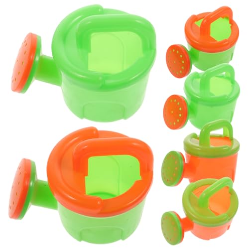 FUNOMOCYA 6 Piezas Regaderas Pequeñas para Juguetes de Baño y Jardinería Regaderas de Colores Surtidos Diseño...