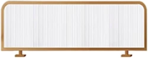 KLGFBDC Desktop partition Iron Dividers For Dining Areas, Metal Countertop Partition Screen Low Fence For Office Restaurant Hotel Workspace(B,30x140cm/11.81x55.11in)