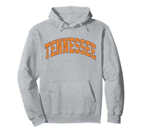Vintage Tennessee Orange Men Tennessee Women Retro Orange TN Pullover Hoodie
