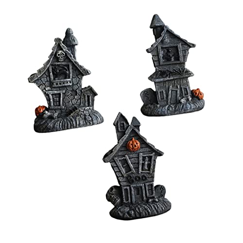 ABOOFAN 3 Pçs Halloween Desktop Favor Adornos Noturnos Luz Negra LED Para Lâmpadas Decorativas Festi