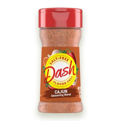 Dash Salt-Free Seasoning Blend, Cajun, 2.6 Ounce