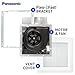 Panasonic WhisperValue Ceiling/Wall Mount Bathroom Exhaust Fan with Humidity Sensor, 50-80-100 CFM, FV-0510VSC1