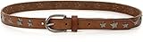 Breite: 2,5 cm Cowboysbelt, THE BELT 259012, Gürtel, Leder, Ledergürtel, Cognac, Gürtellänge:90