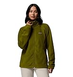 Columbia Women's Benton Springs Full Zip Fleece Jacket, Mossy Green, Large