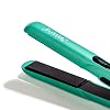 Glister Interstellar Digital Flat Iron with Cosmic Tourmaline Professional Hair Straightener, Hair Styling, Beauty Tool for All Hair Type, Adjustable Temperature Buttons, Gift for Girls - Biscay Green
