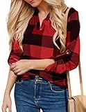 Cadeau parfait : nos hauts à manches 3/4 pour femme sont des cadeaux idéaux pour vos proches, que ce soit pour Thanksgiving, Noël ou tout autre festival, avec son attrait tendance, nos chemises à manches longues à col en V pour femme sont le cadeau parfait que votre bien-aimé chérira pour les années à venir