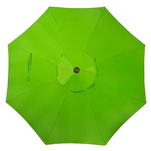 blissun 939 outdoor patio umbrella outdoor table umbrella yard umbrella market umbrella with 8 sturdy ribs push button tilt and crank