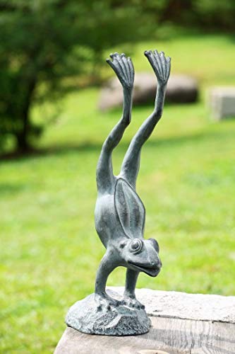 SPI Home 33588 Acrobatic Garden Frog Sculpture