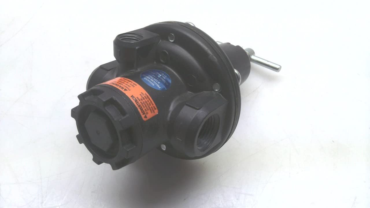 R50R-04G 1/2" Port Size, 300 PSIG (20.7 BAR) MAX, 50 Series, Gauge, HIGH Flow, NPTF Threads, Pneumatic Regulator, Relieving