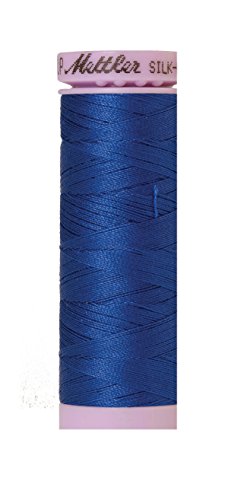 Hilo de algodón Mettler Silk-Finish 150m azul real miniatura 1