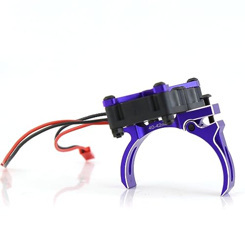Ventilador de refrigeración de motor RC disipador doble 4068 4268 para Arrma 1/8 5