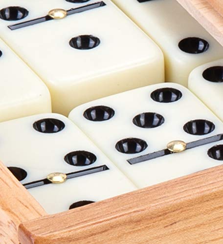 Engelhart Dominoes Set Tamaño Grande 10 mm Grosor miniatura 4
