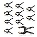 FUDESY 10-Piece Heavy Duty 4.5 inch Muslin Spring Clamps,Plastic Hard Grip Clips for Photography Studio