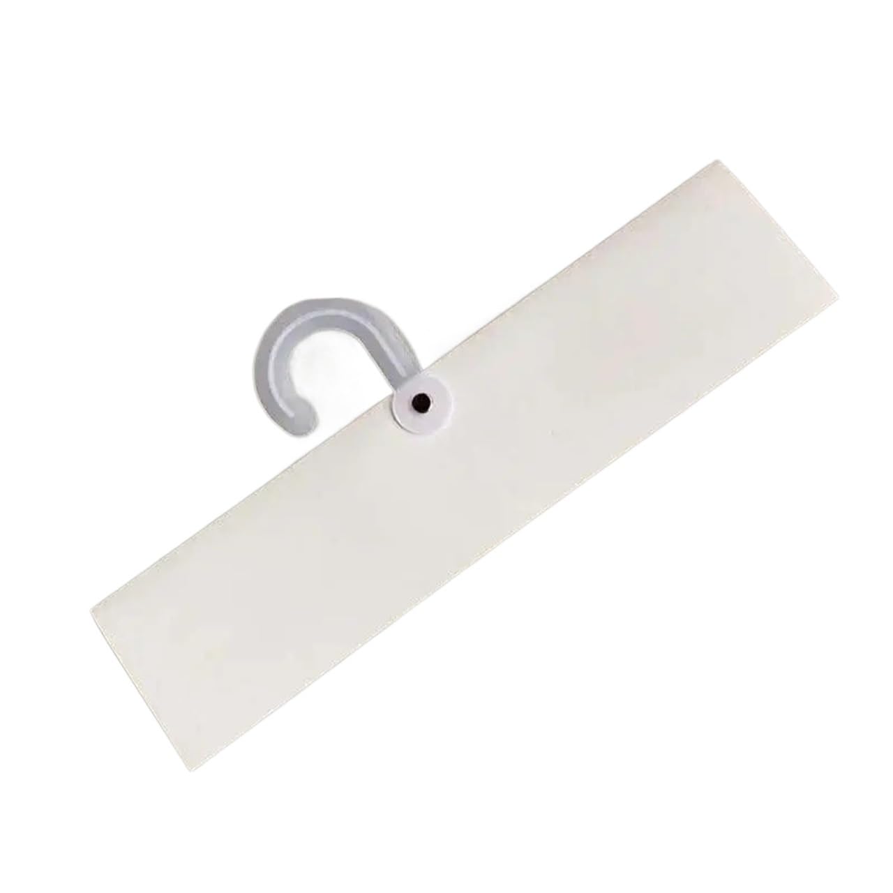Paper Swatch Header Hanger 20pcs Rug Header Hanger Common Blank Fabric Card Plastic J Hook Leather Sample Cloth Pattern Hanging Display(White)