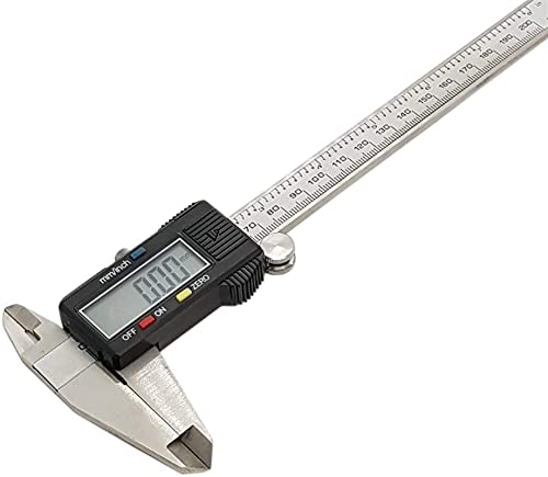 Calibre digital de acero inoxidable 200 mm con pantalla LCD para mediciones precisas