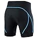 XGC Men's Cycling Underwear Shorts with High-Density High-Elasticity and Highly Breathable 4D Gel Padded