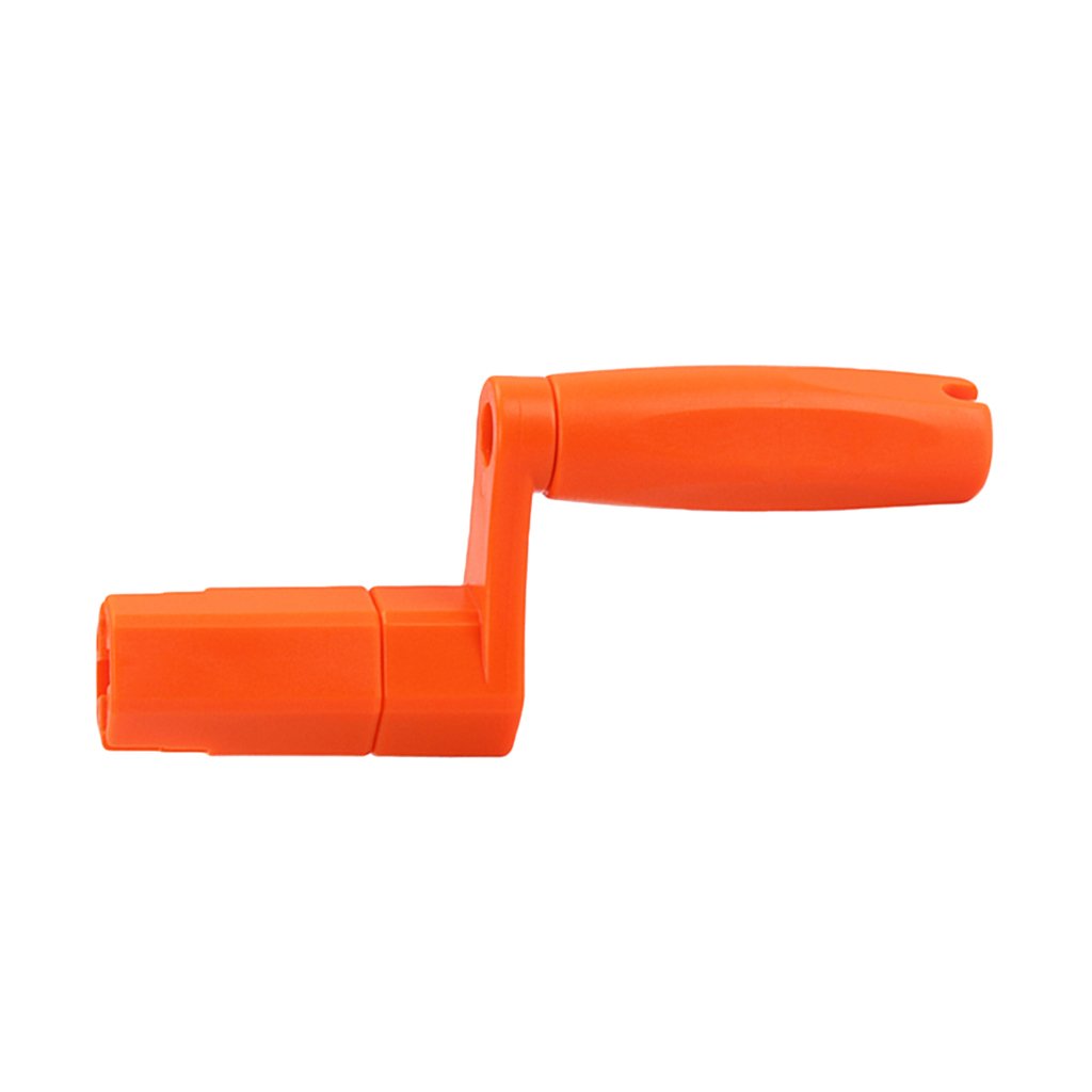 Saitenkurbel für Gitarre, Bass, Ukulele, 10 Stück, Orange