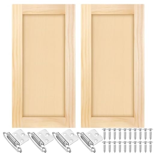 Pine Kitchen Cabinet Door Replacement Set