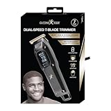 Cutting Edge T-Blade Trimmer for Men, Dual Speed with Turbo Boost T-Blade Trimmer with 6 Guide Combs, LED Display, Rechargeable 80 Minute Run-Time, Hypoallergenic Bump-Free & Irritation-Free