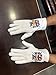 Vikings Handicraft Masonic Knight Templar Gloves – Embroidered Knights of Templar Emblem | 100% White Cotton, Elastic Fit | Standard Large Size for Comfort and Durability