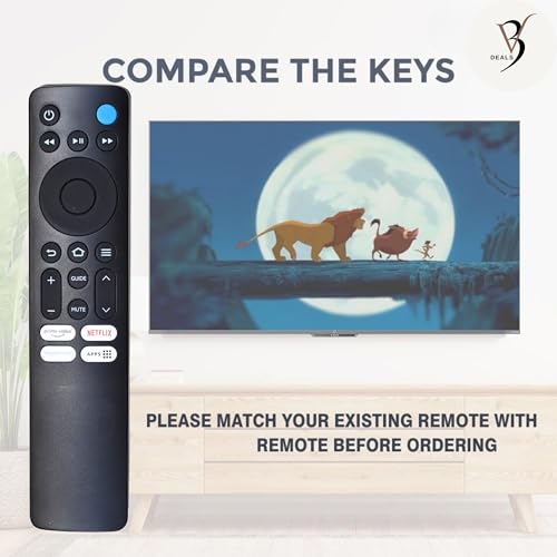 Image of Compatible with Mi Redmi Fire Tv Remote for L32R8-FVIN L43R8-FVIN Model Suitable for F Series 32 43 50 55 Inch Television Non Voice Command Remote Control (Redmi Fire TV Non Voice)