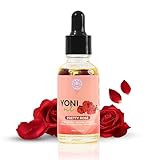 Magic V Yoni Oil for Women – Organic Feminine Care Vaginal Moisturizer, pH Balance & Odor Control, Soothes Ingrown Hair & Razor Bumps – Rose Scent