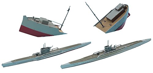 Hasegawa HWL901 1:700 Scale German Submarines U-Boats 7C and 9C Model Kit