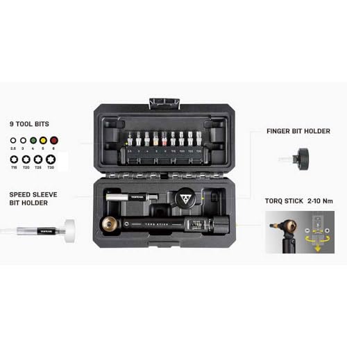 Topeak Set Chiave Dinamometrica Torq Stick Pro 2-10 Nm, Black - 4
