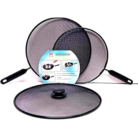 PEBBLE HUG Stainless Steel Splatter Screen Set Cover