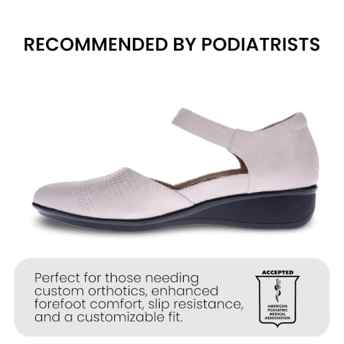 Image of Revere Osaka Mary Jane - Premium Leather - Orthotic-Friendly Removable Insoles - Adjustable Strap - Arch Support - Stylish Wedges for All-Day Comfort